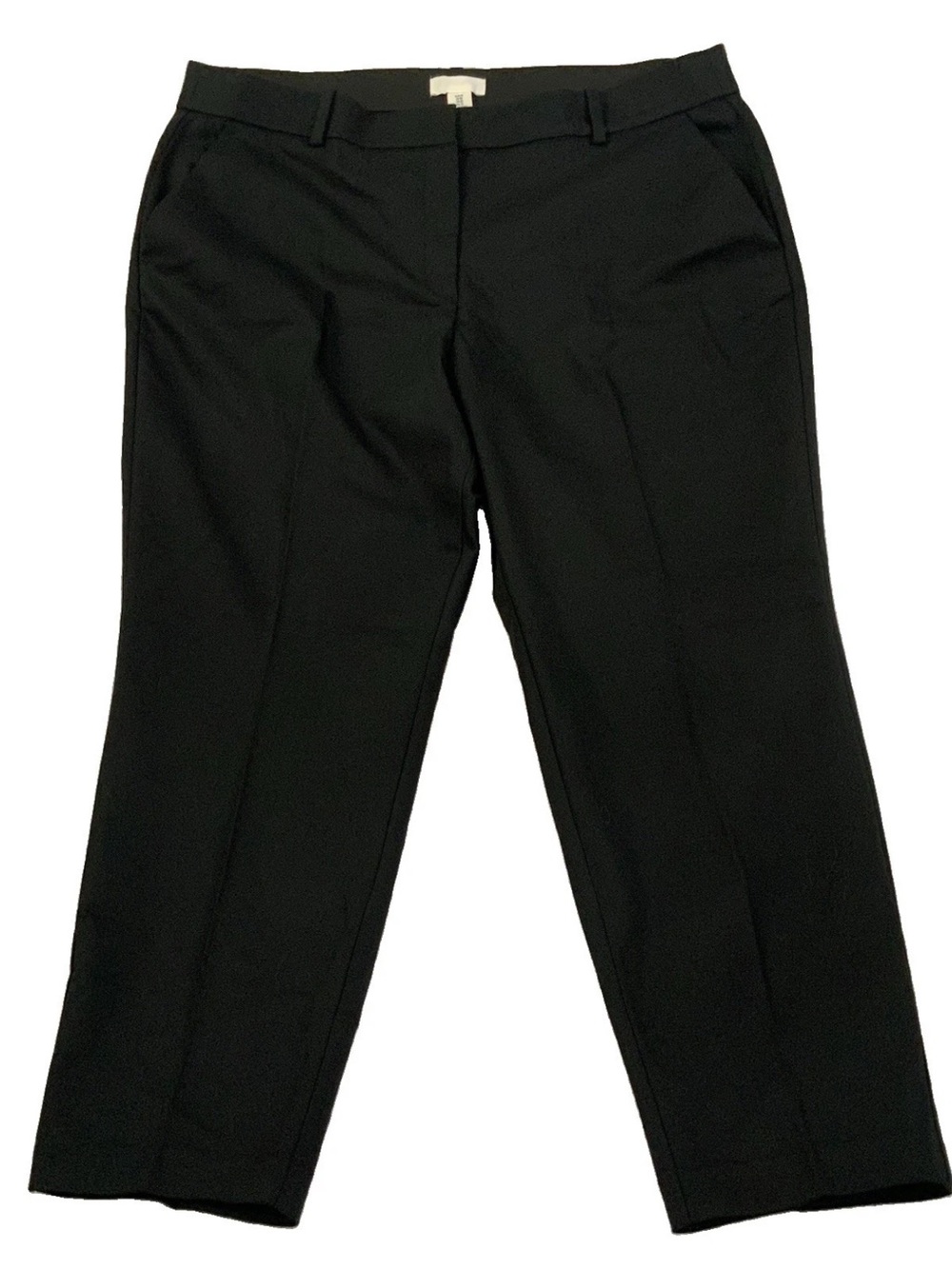 H&M Dress Pants Women’s Size 20 Black Ankle Length Office Comfort Waist New